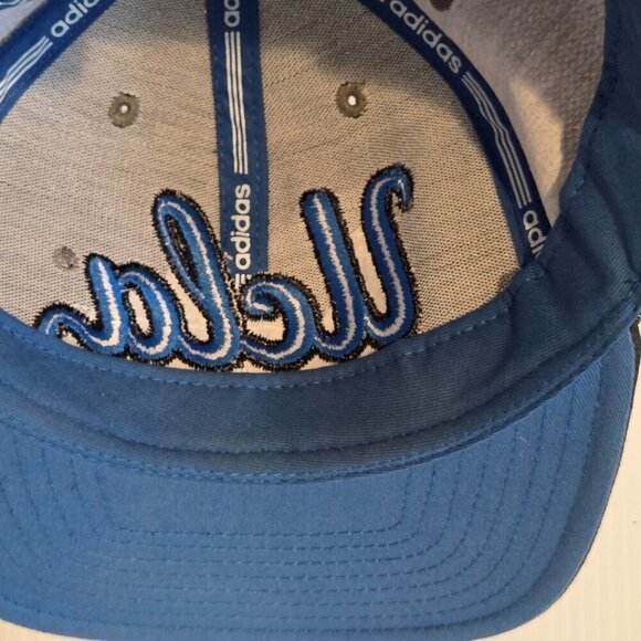 Adidas UCLA Bruins Hat Adult Script Adjustable Snapback Gray Blue Flat Bill - Picture 12 of 12